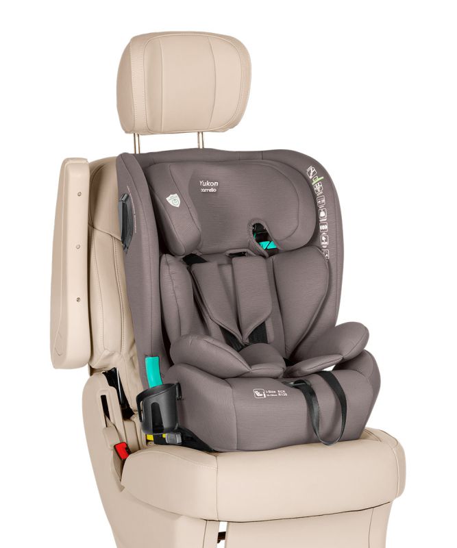 Автокресло CARRELLO Yukon CRL-15808 Midnight Black i-Size 76-150см ISOFIX с наклоном+подстаканник