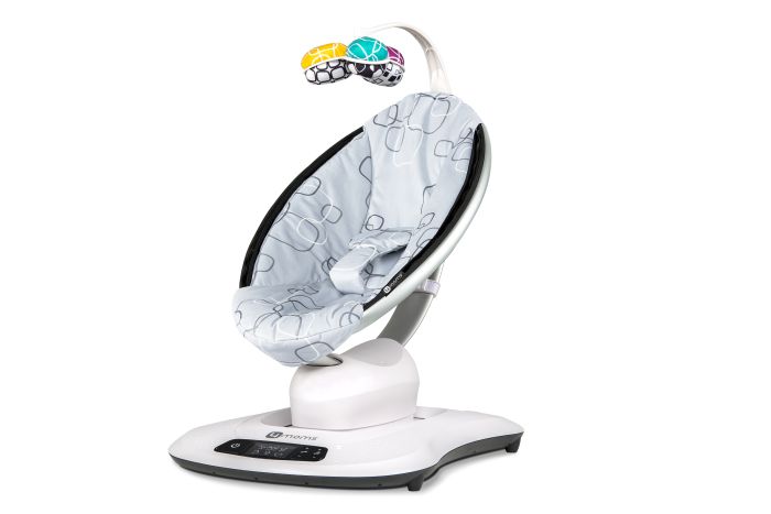 Крісло-гойдалка 4moms maamroo silver plush