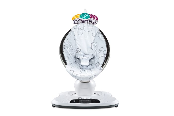 Крісло-гойдалка 4moms maamroo silver plush