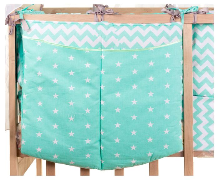 Дитяча постільна білизна Babyroom Bortiki lux-09 плюш бірюзовий