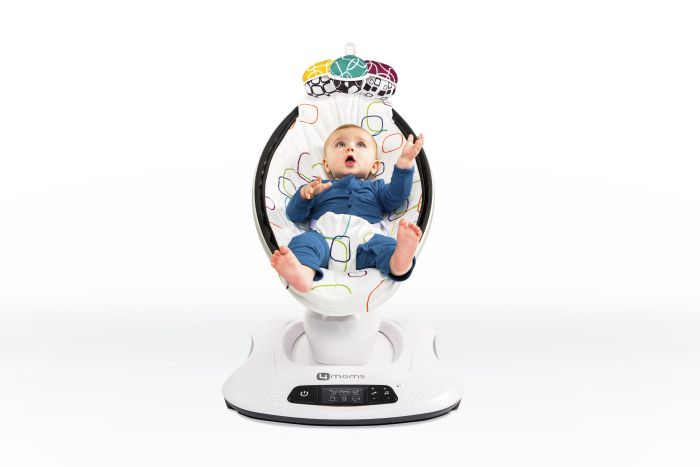 Крісло-гойдалка 4moms maamroo silver plush