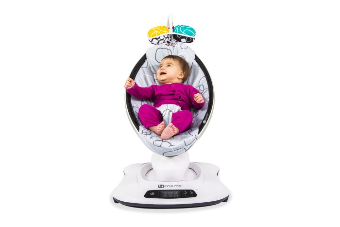 Крісло-гойдалка 4moms maamroo silver plush
