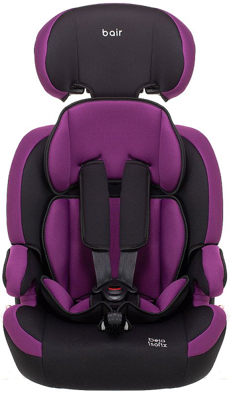 Автокрісло Bair Beta 1/2/3 (9-36 кг) DB1824 чорний - фіолетовий