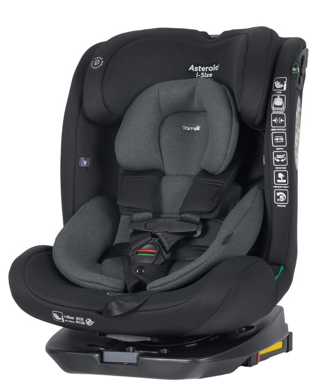 Автокресло CARRELLO Asteroid i-Size CRL-17001 Magnet Gray 40-150см ISOFIX с поворотом
