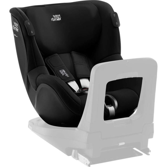 Автокресло BRITAX-ROMER DUALFIX iSENSE Space Black с платформой FLEX BASE