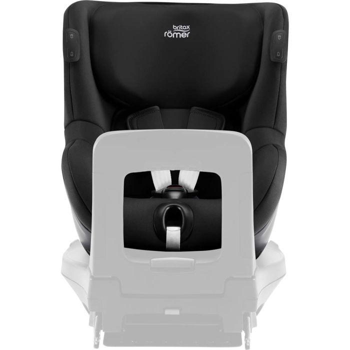 Автокресло BRITAX-ROMER DUALFIX iSENSE Space Black с платформой FLEX BASE