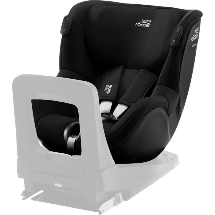 Автокресло BRITAX-ROMER DUALFIX iSENSE Space Black с платформой FLEX BASE