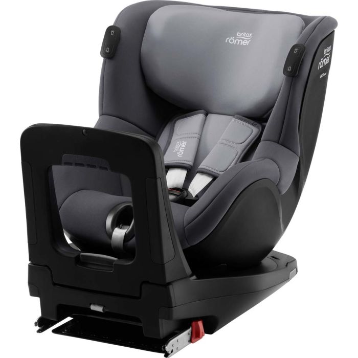 Автокресло BRITAX-ROMER DUALFIX iSENSE Midnight Grey с платформой FLEX BASE