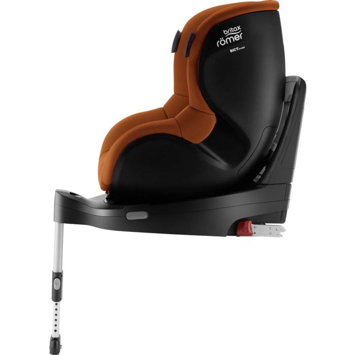Автокресло BRITAX-ROMER DUALFIX iSENSE Golden Cognac с платформой FLEX BASE