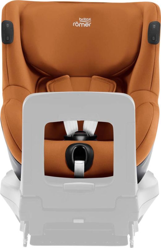Автокресло BRITAX-ROMER DUALFIX iSENSE Golden Cognac с платформой FLEX BASE