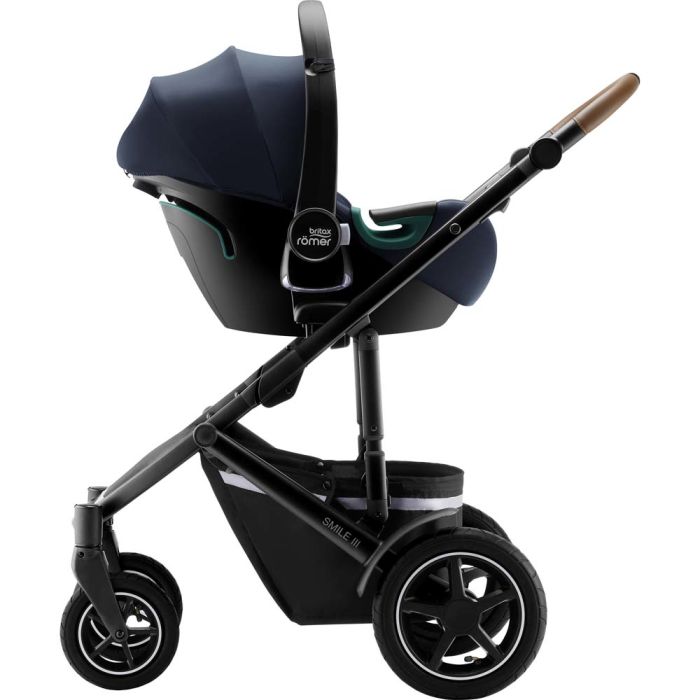 Автокресло BRITAX-ROMER BABY-SAFE iSENSE Indigo Blue с платформой FLEX BASE iSENSE