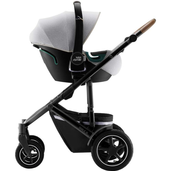 Автокресло BRITAX-ROMER BABY-SAFE iSENSE Nordic Grey с платформой FLEX BASE iSENSE