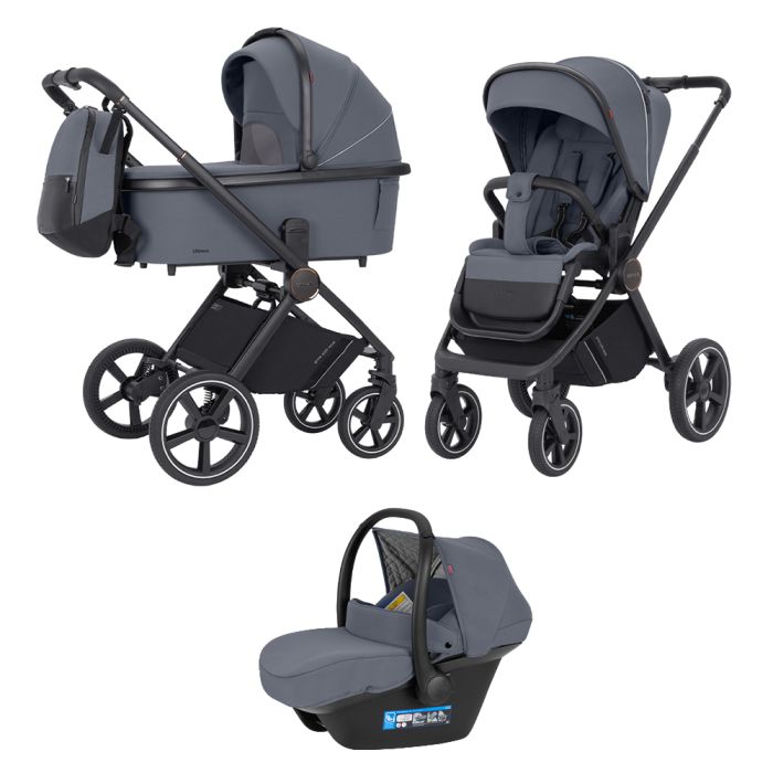 Коляска 3 в 1 CARRELLO Ultimo CRL-6519 Cool Grey