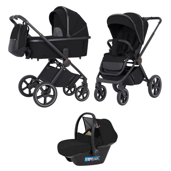 Коляска 3 в 1 CARRELLO Ultimo CRL-6519 Sable Black