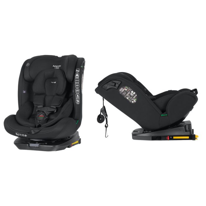 Автокресло CARRELLO Asteroid i-Size CRL-17001 Space Black 40-150см ISOFIX с поворотом