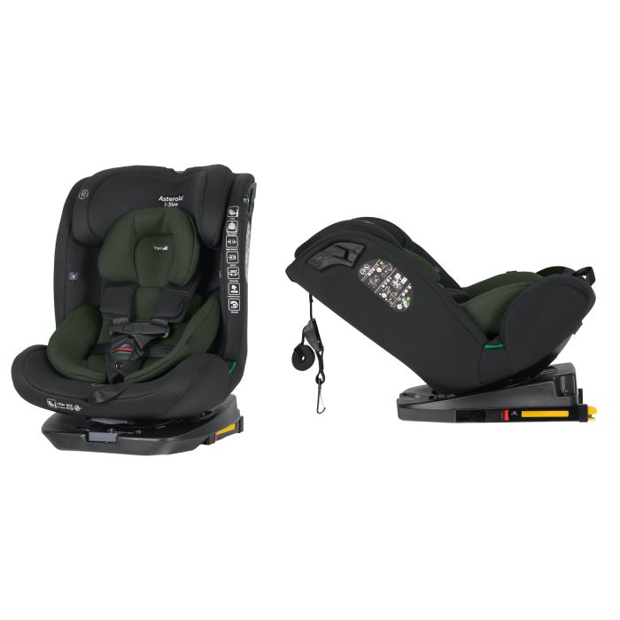 Автокресло CARRELLO Asteroid i-Size CRL-17001 Hunter Green 40-150см ISOFIX с поворотом