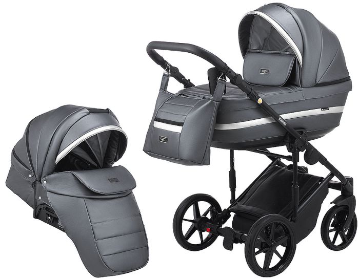 Коляска 2 в 1 Adamex Rimini ECO шкіра 100% RI-253