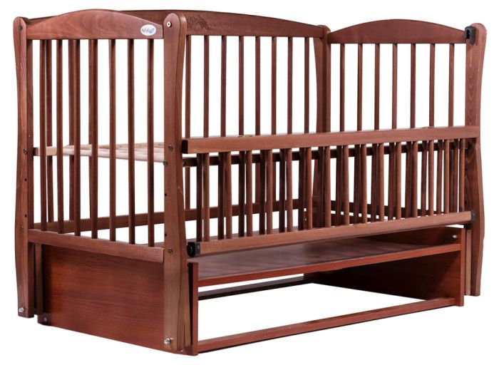 Ліжко Babyroom Еліт різьблення, маятник, відкидний бік DER-6 бук тик