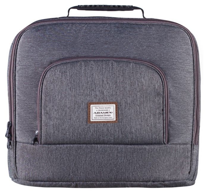Коляска 2 в 1 Adamex Luciano jeans Q2 сірий (сіра рама)