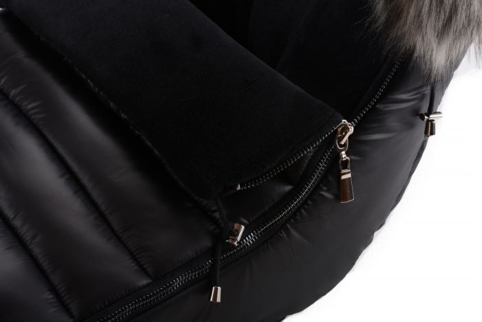 Зимний конверт Cottonmoose Alaska Premium 729/65/107/143 brown (черный-коричневый)