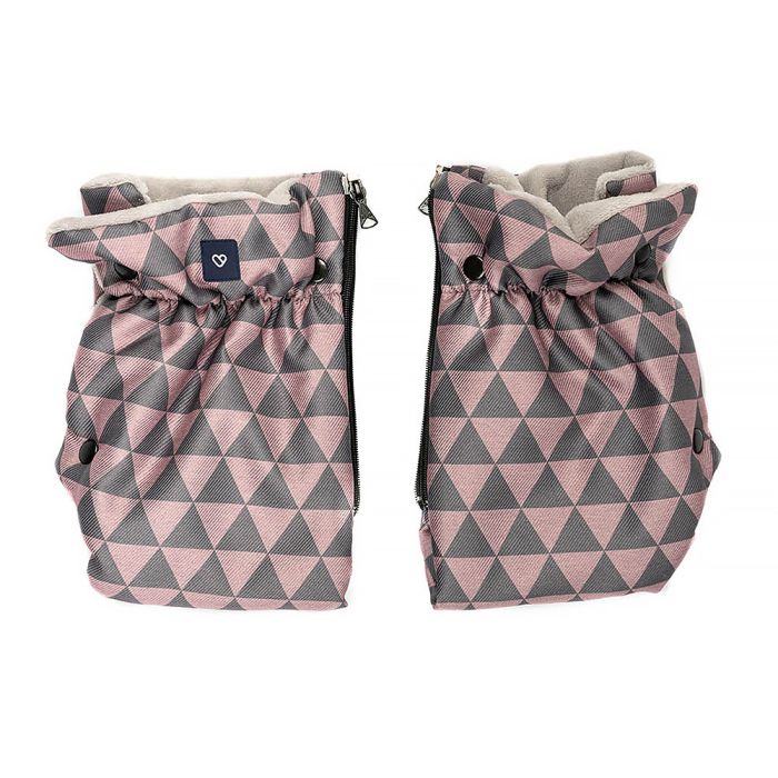 Муфта Womar (Zaffiro) MUF 2in1 geo pink (рожева пудра ромб)
