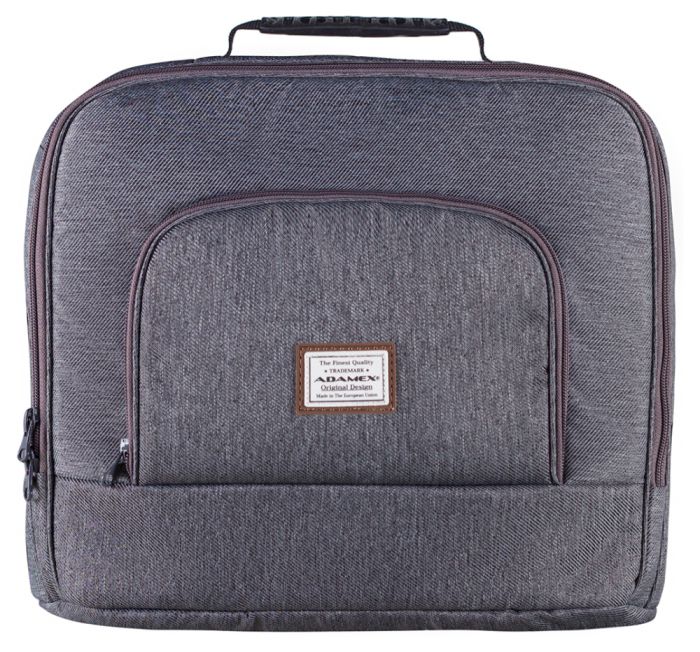 Коляска 2 в 1 Adamex Luciano jeans Q2 сірий (сіра рама)