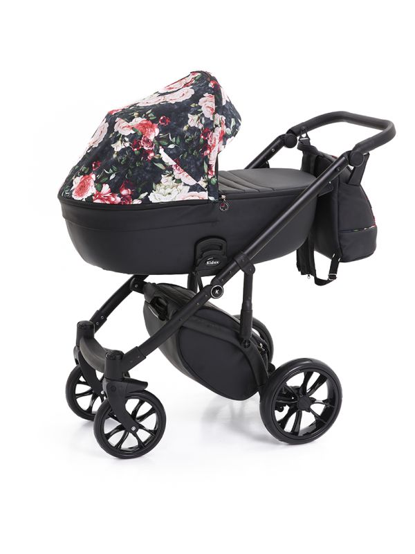 Коляска 2 в 1 Kidex K-Style Bloom of Rose Handle Brown