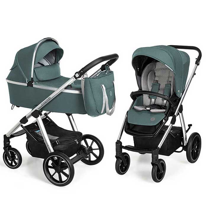 Коляска 2 в 1 Baby Design BUENO 205 TURQUOISE (без вишивки)
