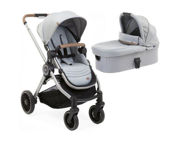 Коляска 2 в 1 Chicco Best Friend Pro Light Silver Leaf