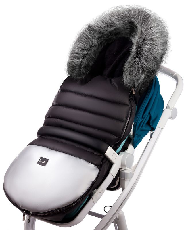 Зимовий конверт Bair Polar premium чорний - срібло