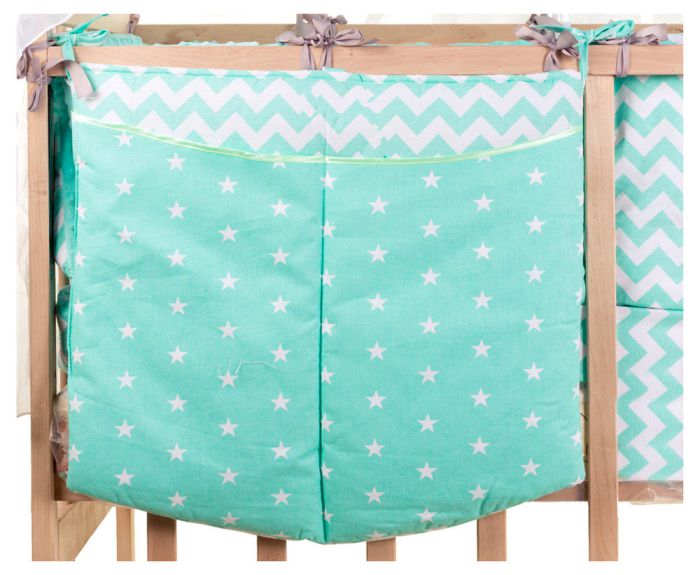 Дитяча постільна білизна Babyroom Bortiki lux-09 плюш бірюзовий