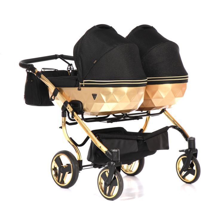 Коляска для двійні Junama Mirror Satin Duo 03