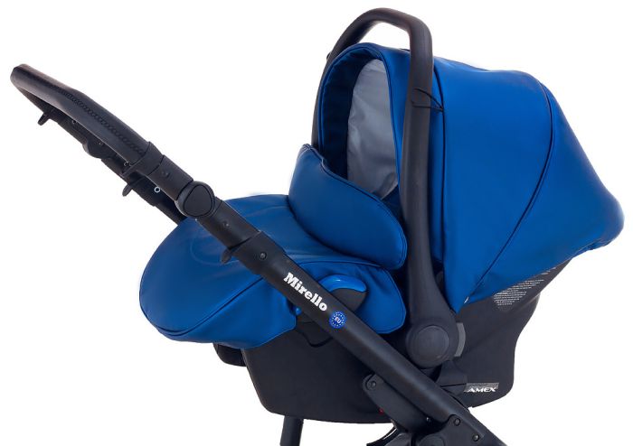 Автокресло Adamex Kite кожа 100% Y220 темно-синий перламутр
