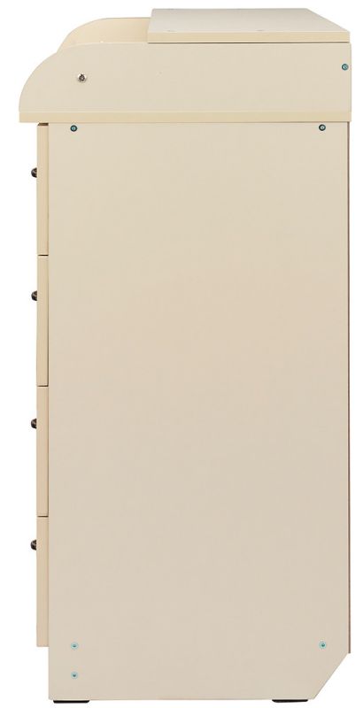 Пеленальный комод Babyroom Комод 4 тел.Big 102x80x50  ваниль