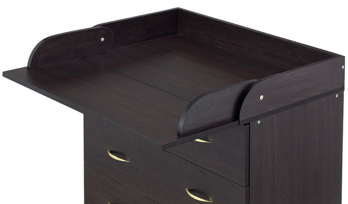 Пеленальный комод Babyroom Комод 4 тел.Big 102x80x50  венге