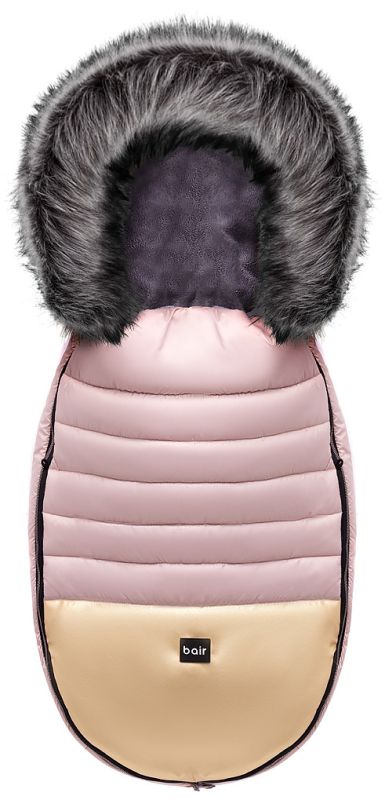 Зимовий конверт Bair Polar premium рожевий (пудра) – золота шкіра.