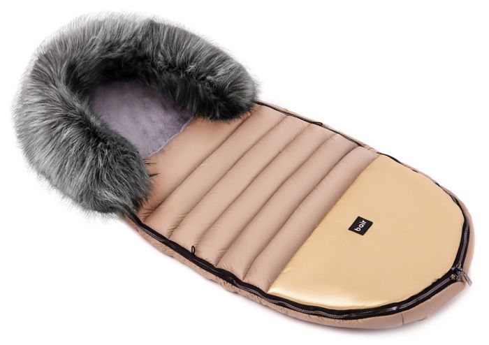 Зимний конверт Bair Polar premium  капучино - золотая кожа
