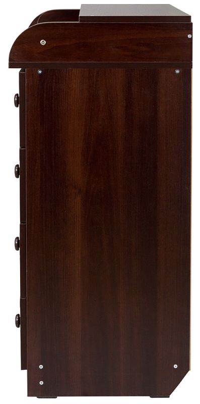 Пеленальный комод Babyroom Комод 4 тел.Big 102x80x50  орех темный