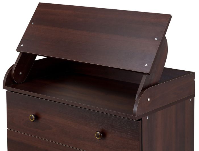 Пеленальный комод Babyroom Комод 4 тел.Big 102x80x50  орех темный
