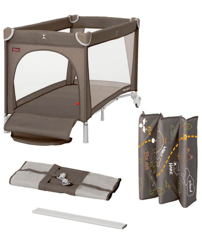 Манеж CARRELLO Piccolo+ CRL-18102 Chocolate Brown