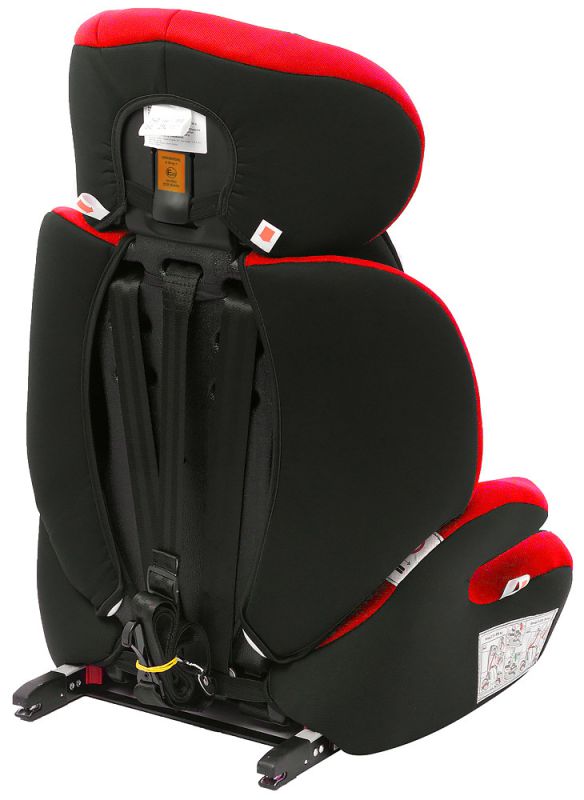 Автокрісло Bair Beta Iso-fix 1/2/3 (9-36 кг) DBI2426 чорний - червоний
