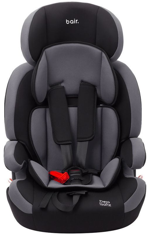 Автокрісло Bair Beta Iso-fix 1/2/3 (9-36 кг) DBI2423 чорний - сірий