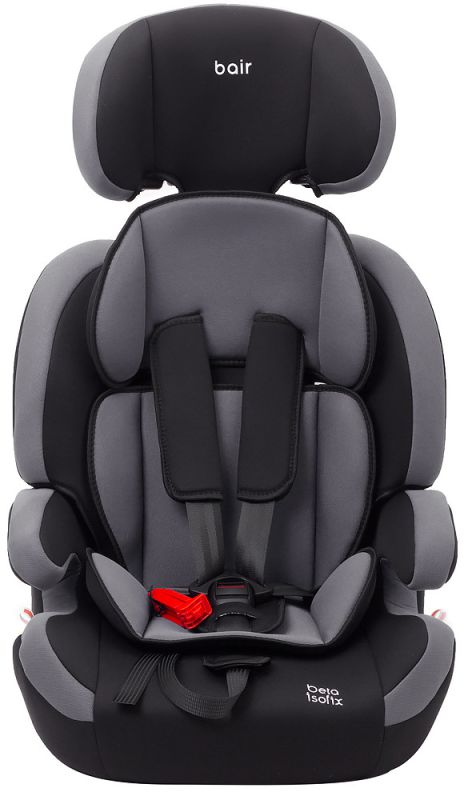 Автокрісло Bair Beta Iso-fix 1/2/3 (9-36 кг) DBI2423 чорний - сірий