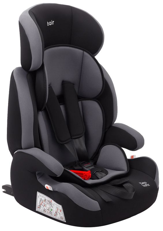 Автокрісло Bair Beta Iso-fix 1/2/3 (9-36 кг) DBI2423 чорний - сірий