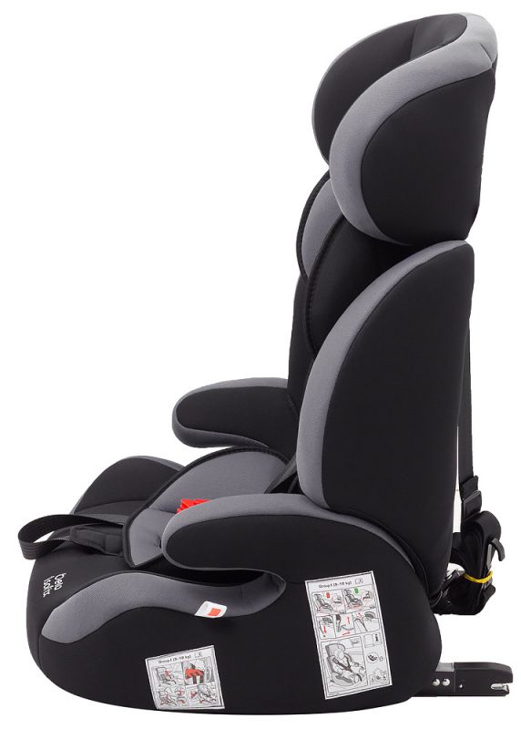 Автокрісло Bair Beta Iso-fix 1/2/3 (9-36 кг) DBI2423 чорний - сірий