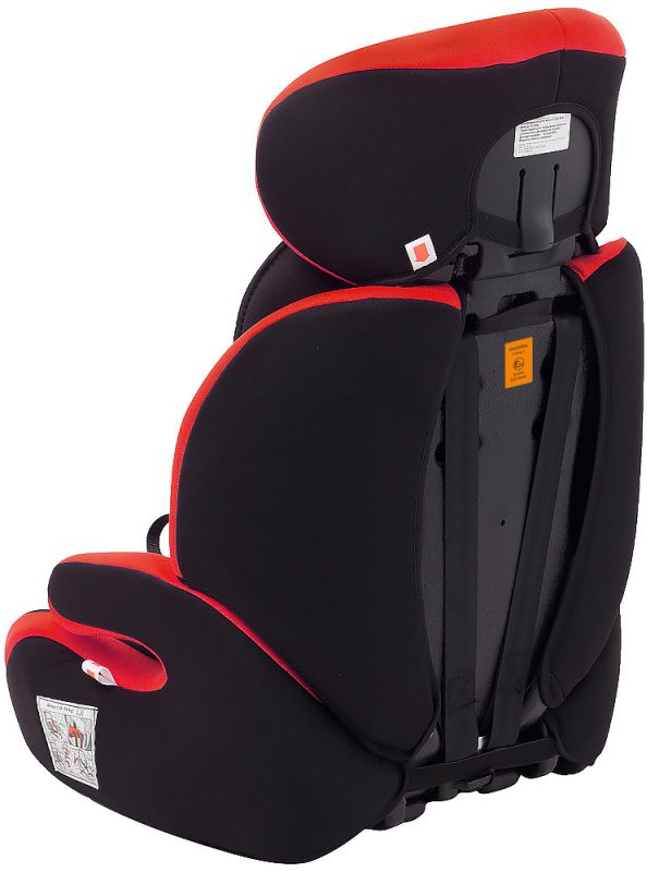 Автокресло Bair Beta 1/2/3 (9-36 кг) DB2426 черный - красный