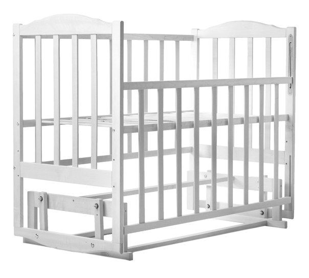 Ліжко Babyroom Зайченя Z201 маятник біле