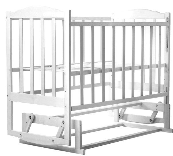 Ліжко Babyroom Зайченя Z201 маятник біле