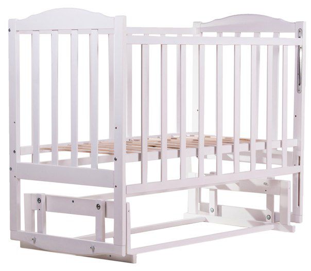 Ліжко Babyroom Зайченя Z201 маятник біле