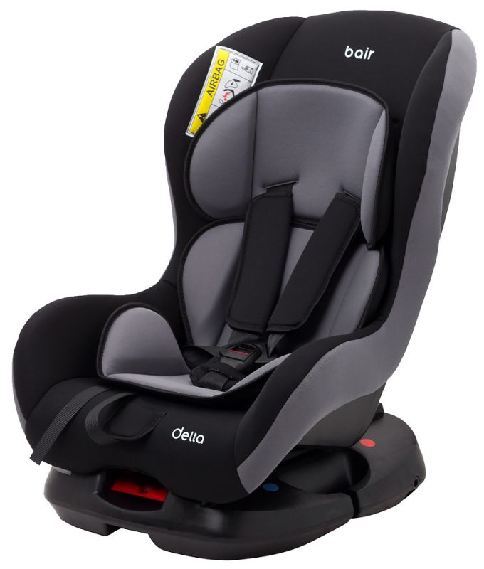 Автокресло Bair Delta 0/1 (0-18 кг) DD2423 черный - серый